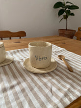 Load image into Gallery viewer, LIBRA SET Coffee Cup + Plate