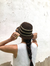 Load image into Gallery viewer, JERONIMA Hat - M - Brown stripes