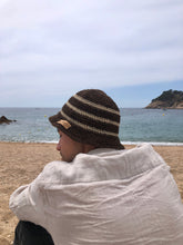 Load image into Gallery viewer, JERONIMA Hat - M - Brown stripes