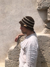 Load image into Gallery viewer, JERONIMA Hat - M - Brown stripes