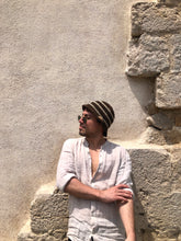 Load image into Gallery viewer, JERONIMA Hat - M - Brown stripes