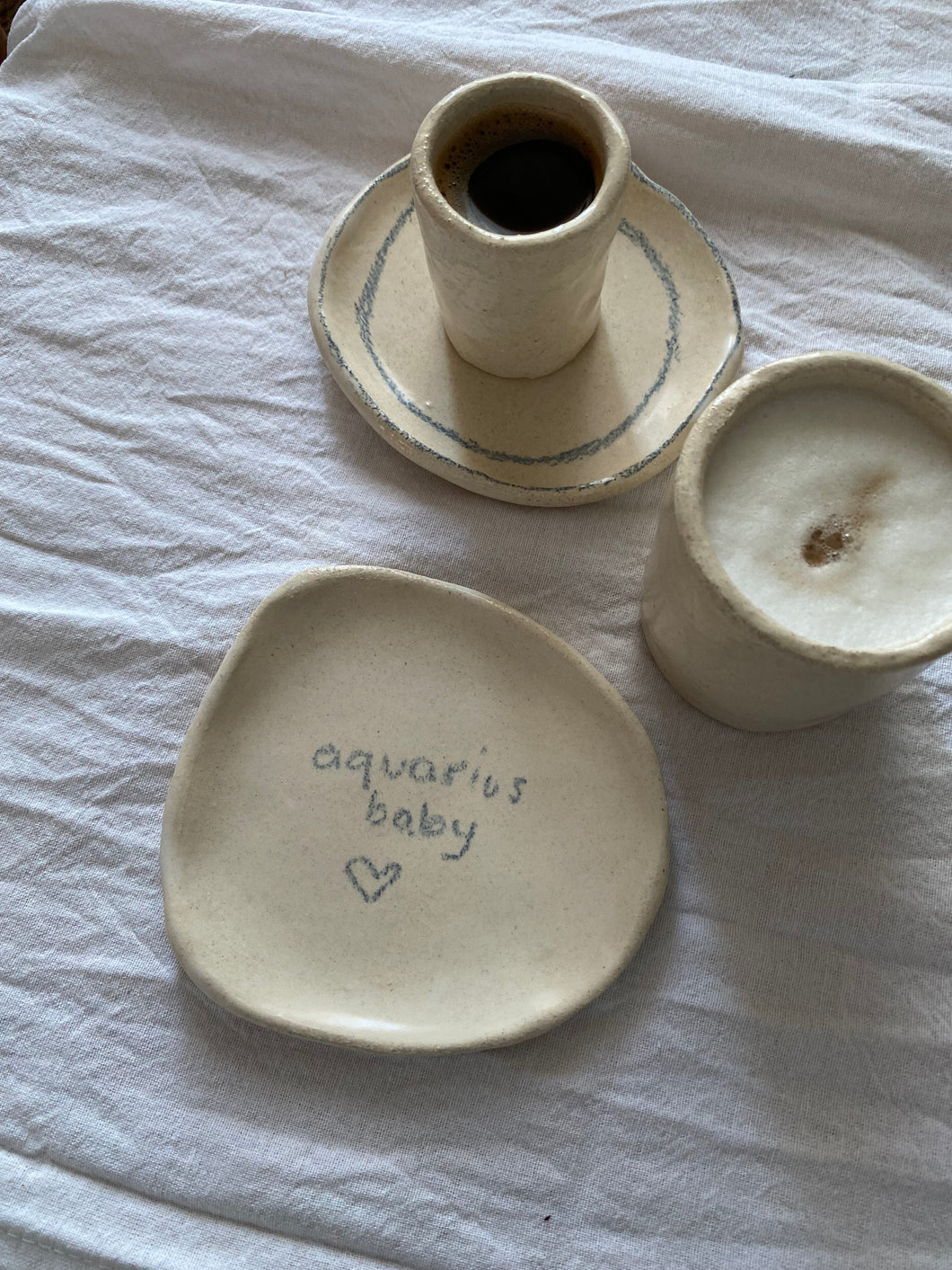 AQUARIUS Ceramic Plate