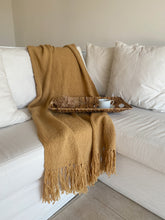 Load image into Gallery viewer, MELESTINA Throw - Golden Wheat
