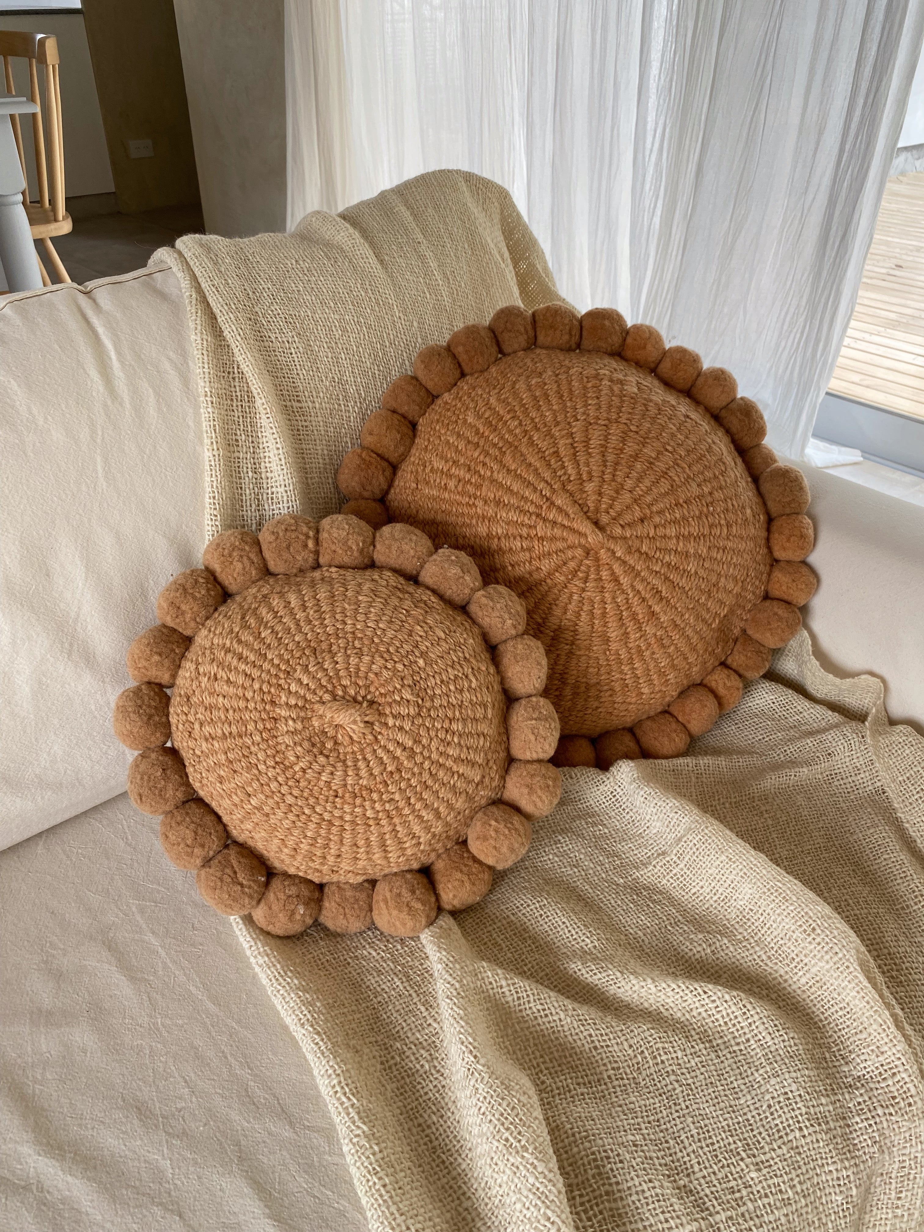 CERAFINA Cushion - Small - Ochre